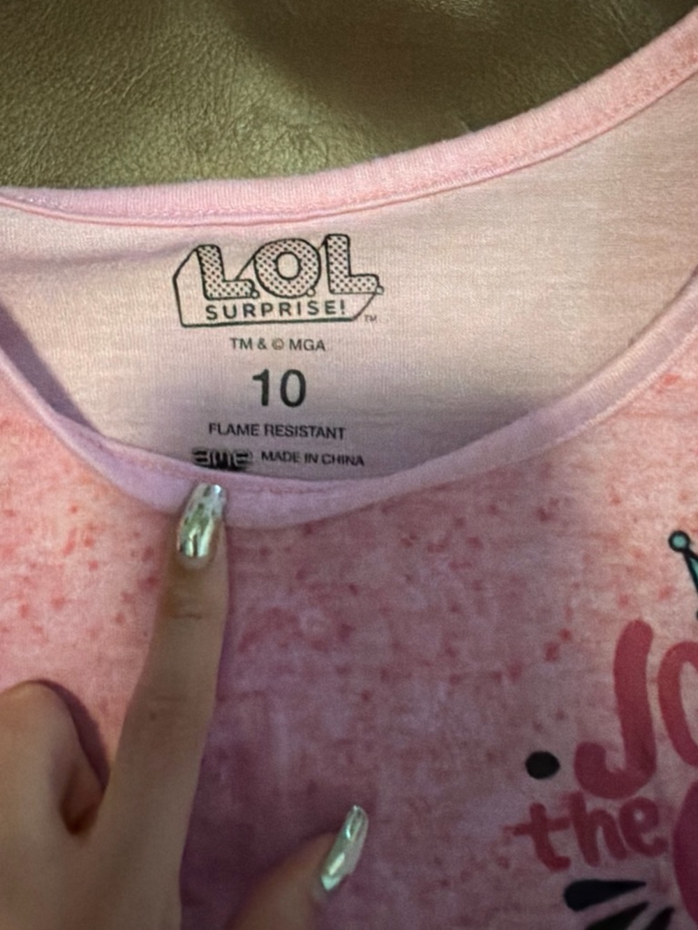L.O.L. Surprise! Light Pink Short Sleeve Graphic Tee